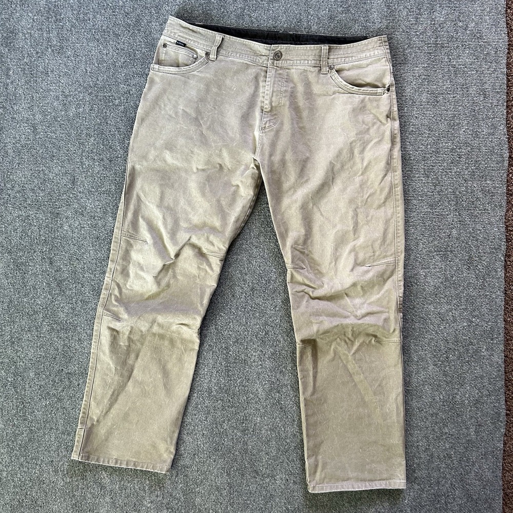 KUHL Pant Men‎ 40 X 31 Rydr Canvas Sand Jeans Performance Stretch Rugged